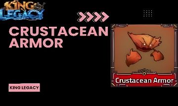 KING LEGACY | VENDA DO ITEM CRAB ARMOR | UM DOS ITEM MAIS RARO DO JOGO |