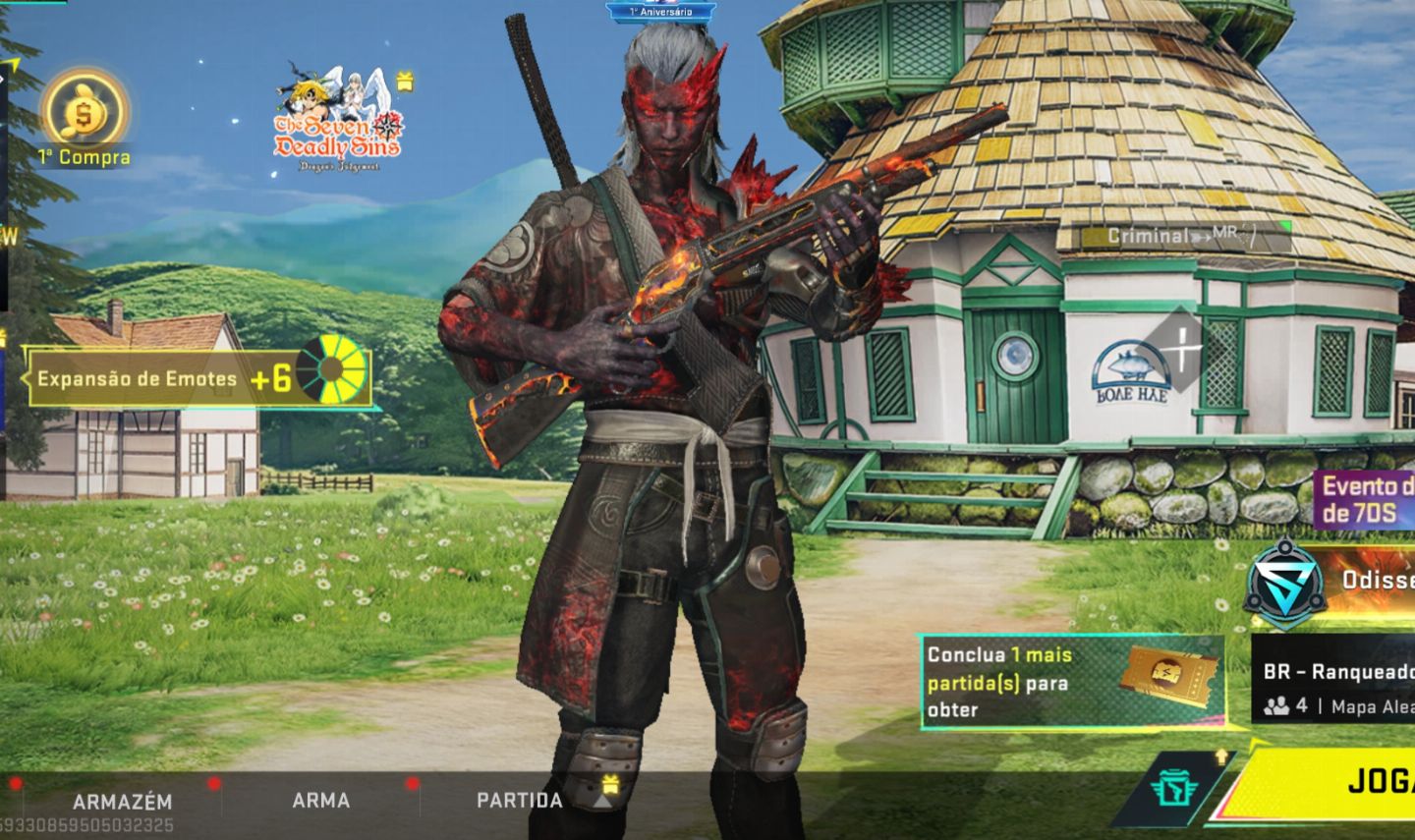 CONTA SUPER GEMADA | FAL ATTACK ON TITAN + DRACO EVO + 9 ULTRAS | LOGIN LIMPO
