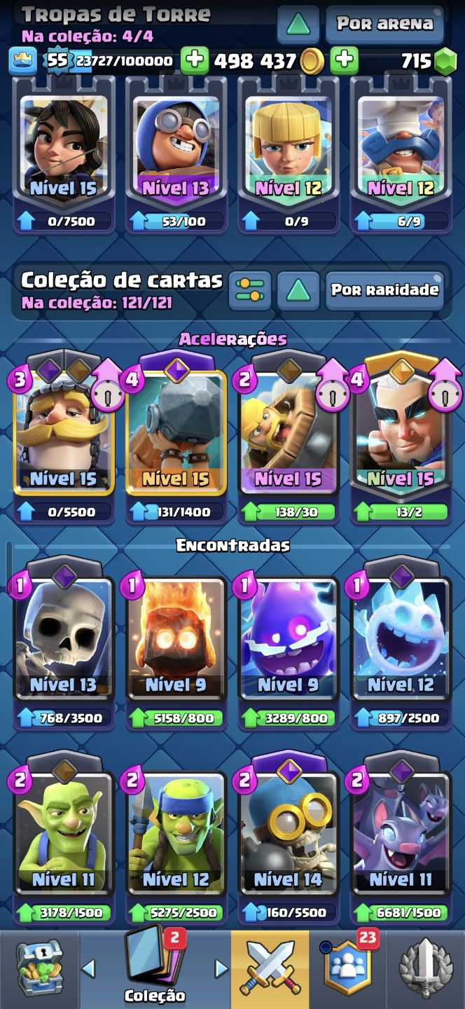 Conta Clash Royale Upada