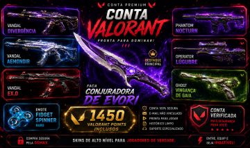 Conta Premium com Excelente custo-benefício (1450 VP Disponíveis)