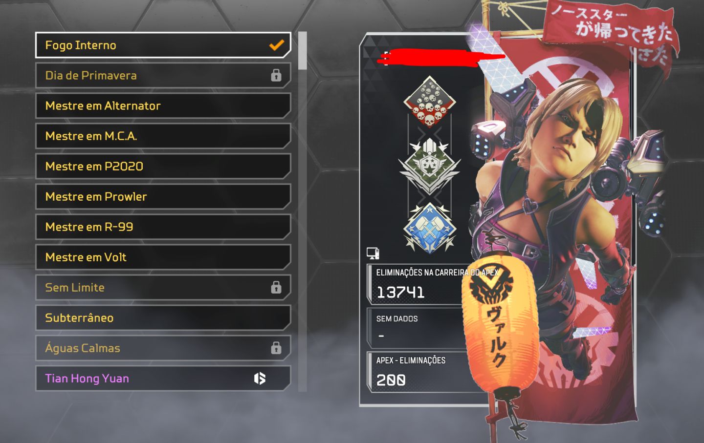 Conta Apex Legends (Herança Karambit e Bote da Serpente)