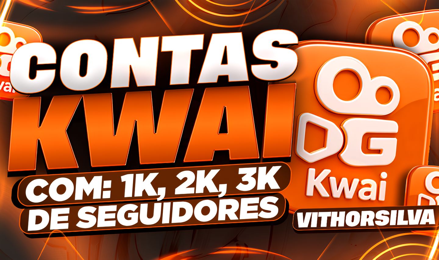 [PROMOÇÃO] CONTAS KWAI BRASILEIRAS | COM SEGUIDORES | ALTA QUALIDADE