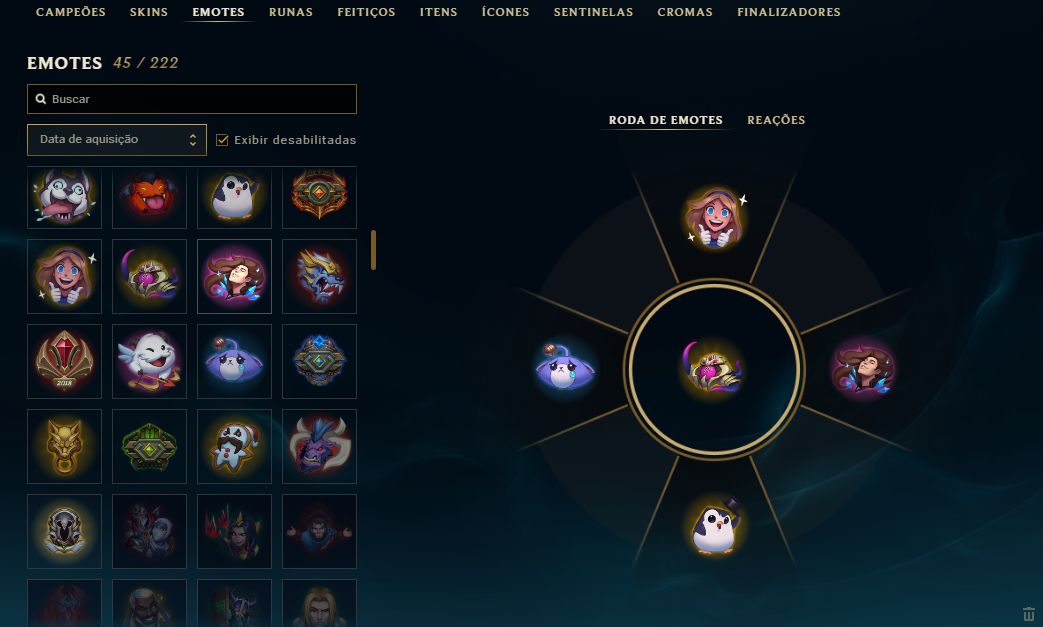 Conta lol 2012 - 103 Skins