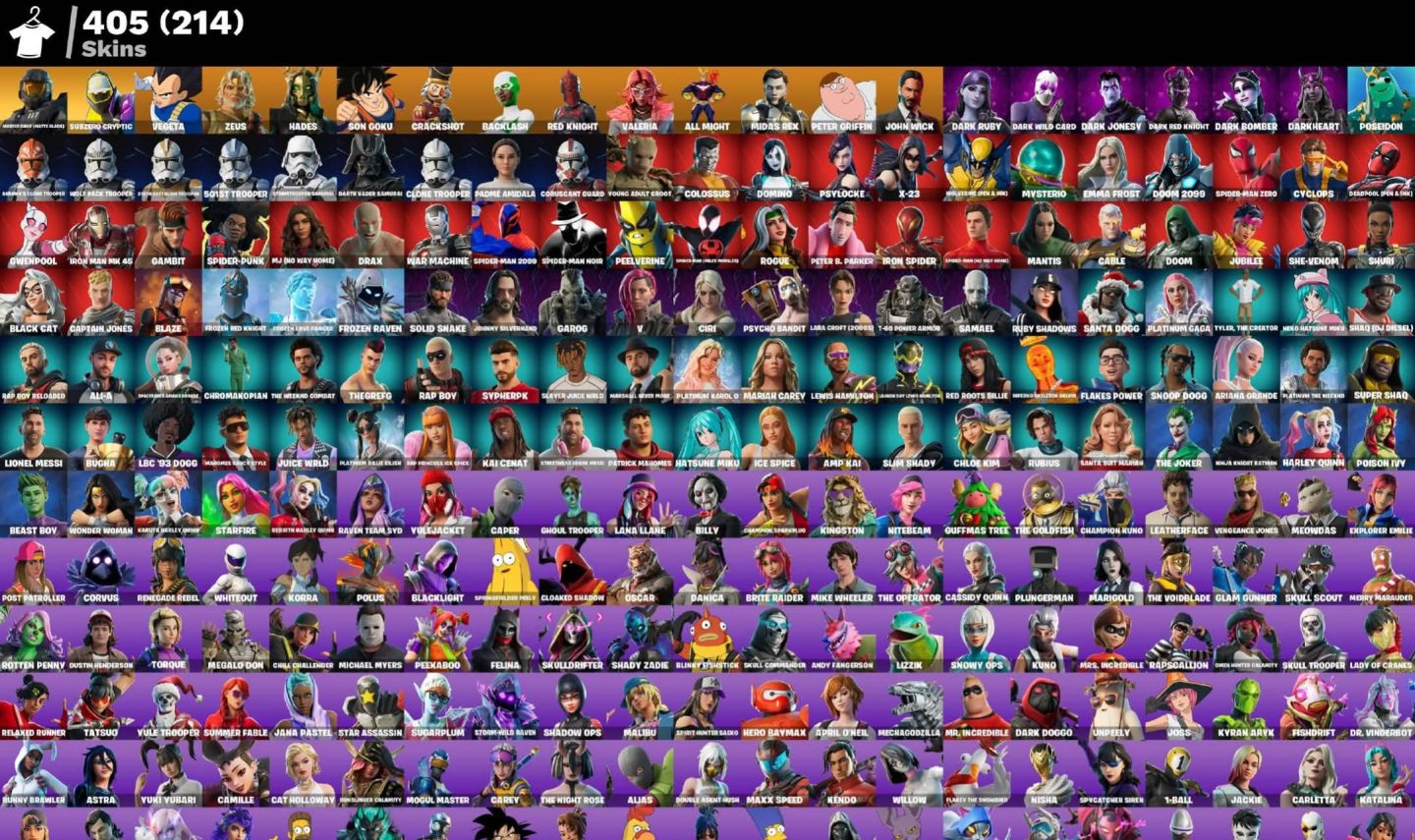 Conta fortnite +400 skins