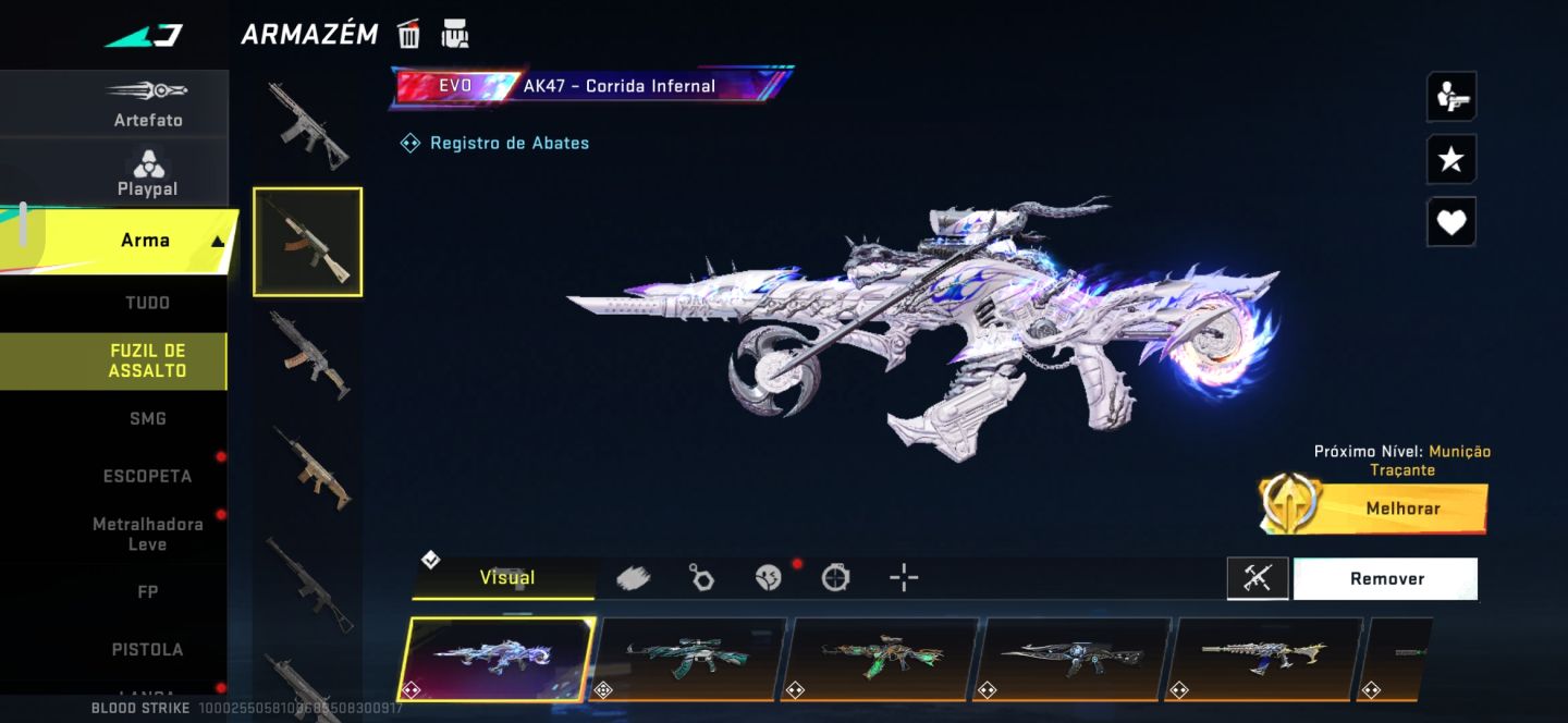 Conta Rara de blood strike