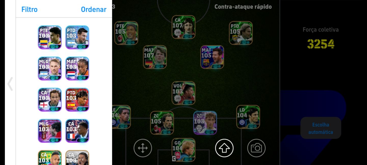 MT BARATA! CONTA DE EFOOTBALL 3254 BRAVÍSSIMA