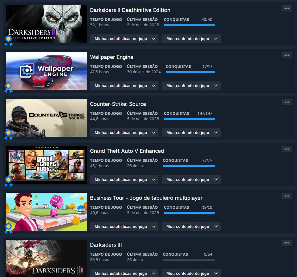 CONTA CS2 PREMIER COM MEDALHAS/STEAM NIVEL 50 E MUITOS JOGOS!!!