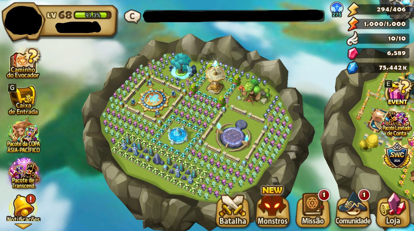 CONTA SUMMONERS WARS FRIEREN DARK COLLAB SERVIDOR GLOBAL