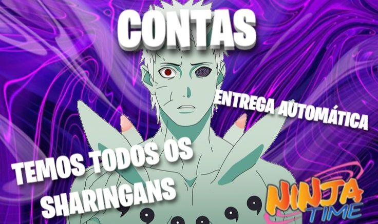 [TEMOS RINNEGAN!] NINJA TIME CONTAS COM CLÃS/ELEMENTOS/FAMÍLIAS [MENOR PREÇO]