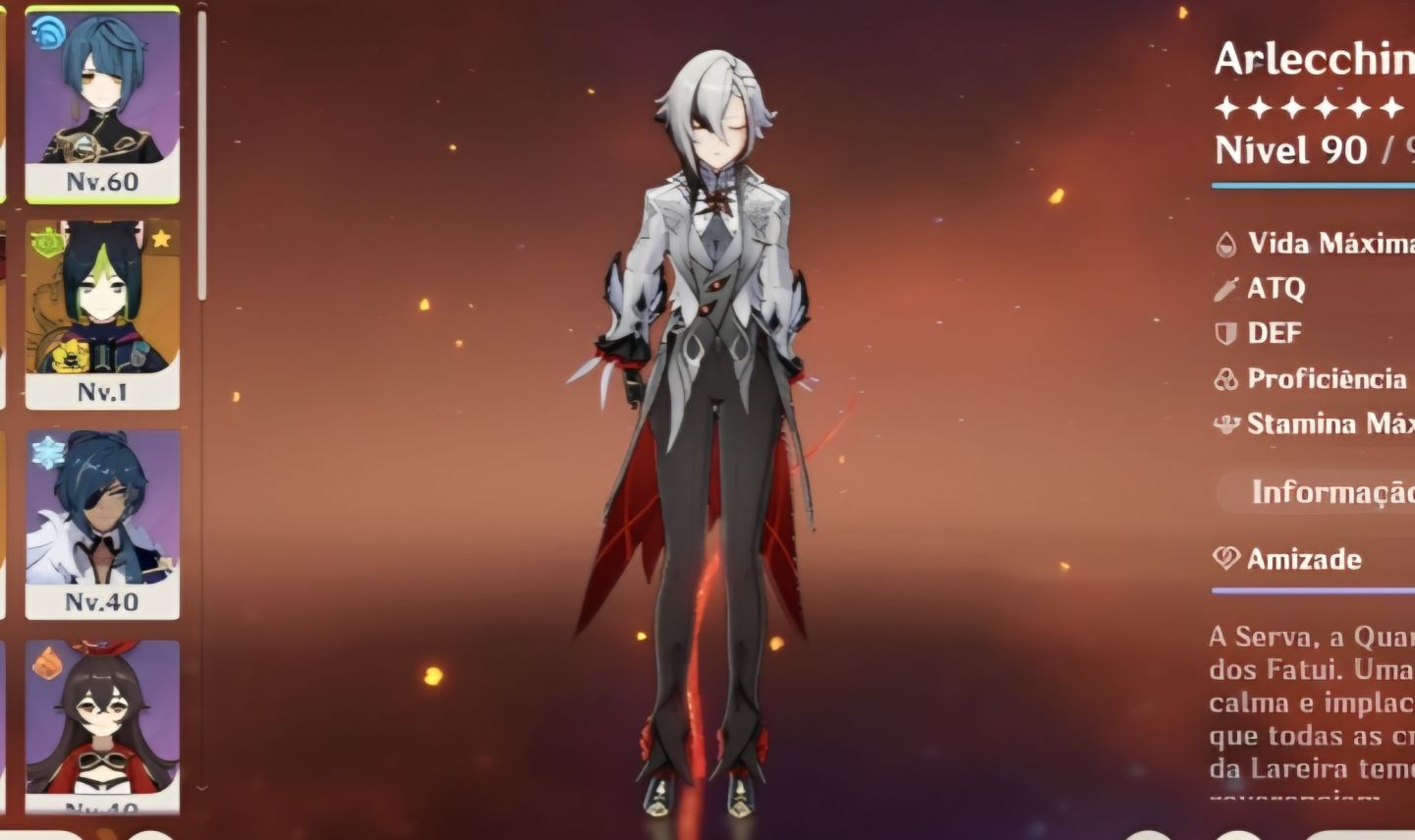 (REVENDA) Arlecchino + Bis, Kazuha, Liney + bis
