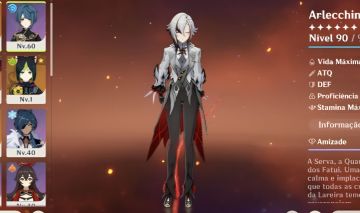 (REVENDA) Arlecchino + Bis, Kazuha, Liney + bis
