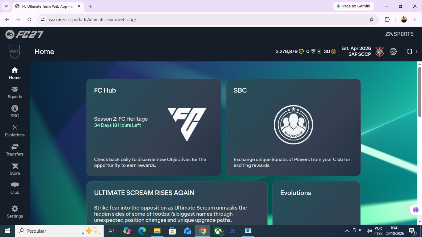 CONTA EA FC 27 PLATAFORMA PC JOGO COMPRADO APP EA