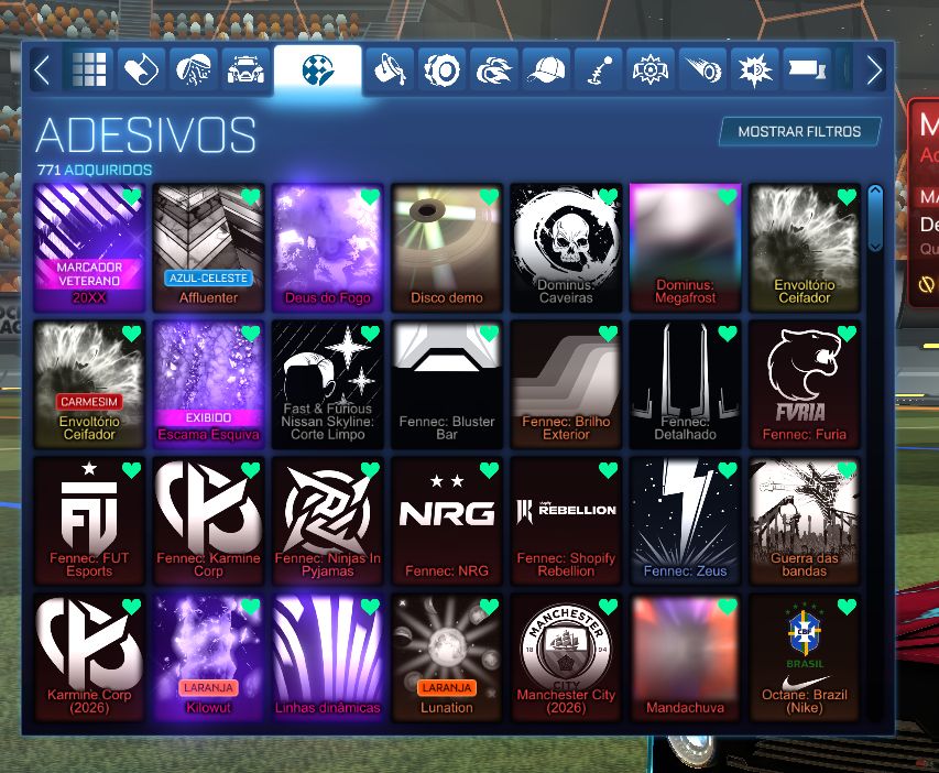 Conta Rocket League, nivel 1350, C3, STEAM, possivel alteração de e-mail.