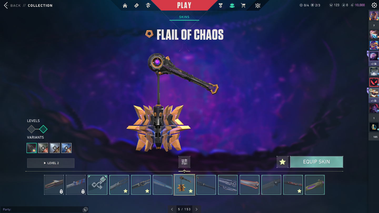 CONTA DO VALORANT COM MAIS DE 20 SKINS EXCELENTES