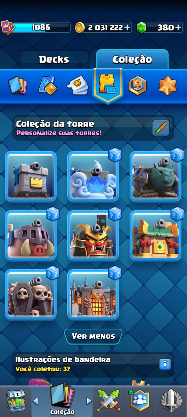 Conta Clash Royale nível 13