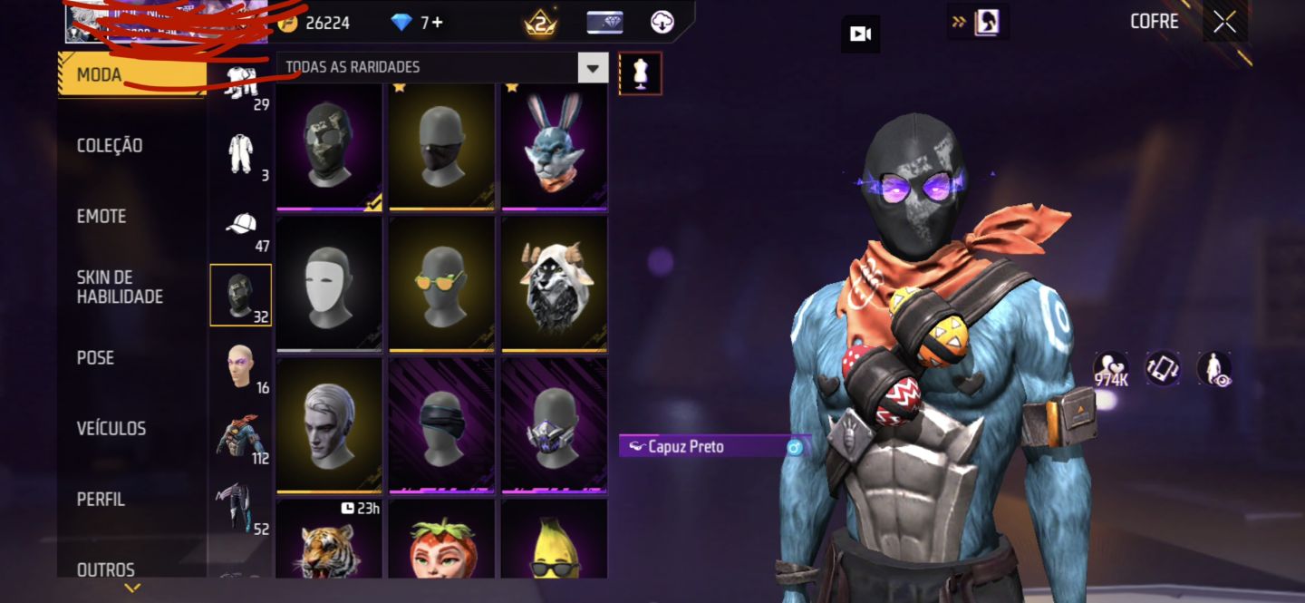 Conta lvl 50 com calça angelical
