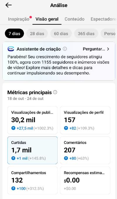 CONTA TIKTOK LIVE 1.418 SEGUIDORES REAIS | LINK NA BIO