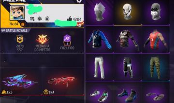 Conta Free Fire Gemada - MENOR PREÇO DO MERCADO