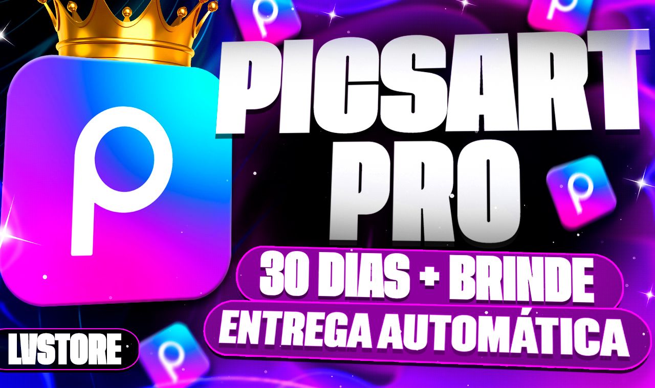 PICSART PRO 30 DIAS DE ACESSO+BRINDES(ENTREGA AUTOMÁTICA)MELHOR SUPORTE