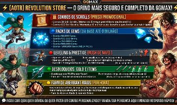 [AOTR] REVOLUTION STORE O GRIND MAIS SEGURO E COMPLETO DA GGMAX!