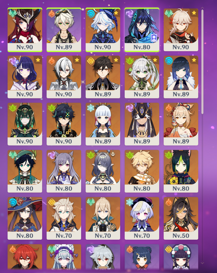 Conta Genshin Impact ENDGAME | +20 personagens 5 | Muitas armas 5 | Full Upada