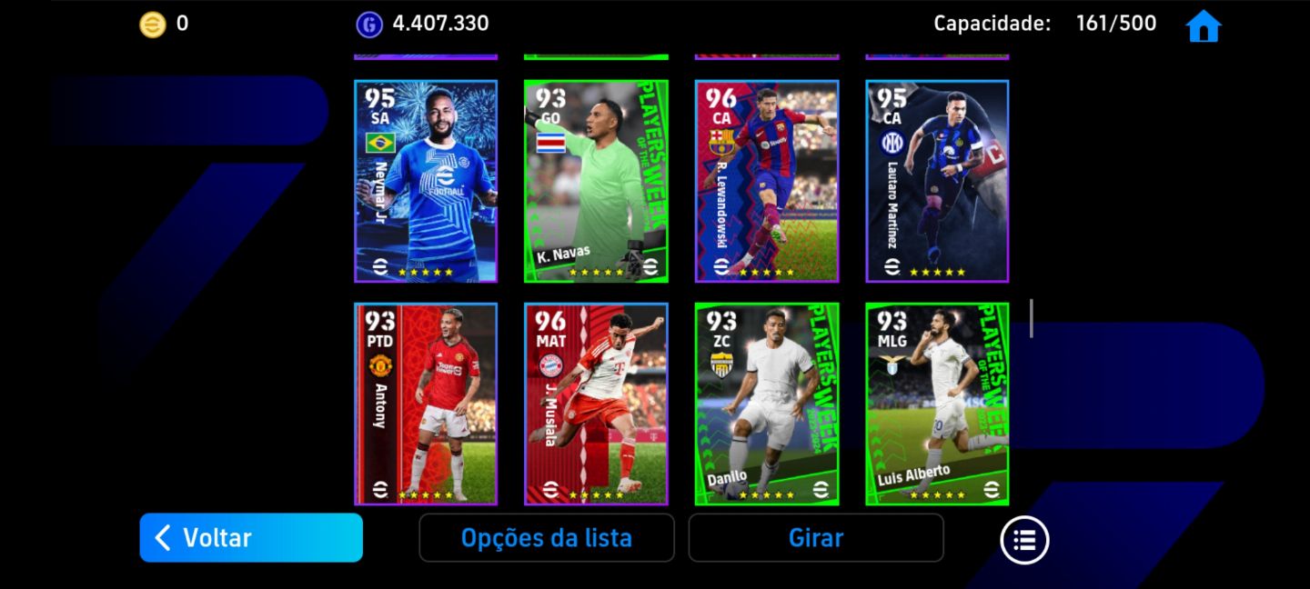 Conta Efootball Mobile forte
