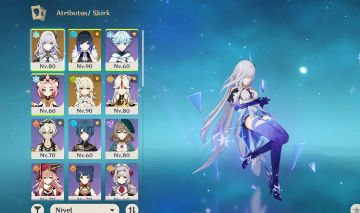 Conta Genshin Impact AR 50+ | Skirk C0 (89/231 Crit) + Yelan C1