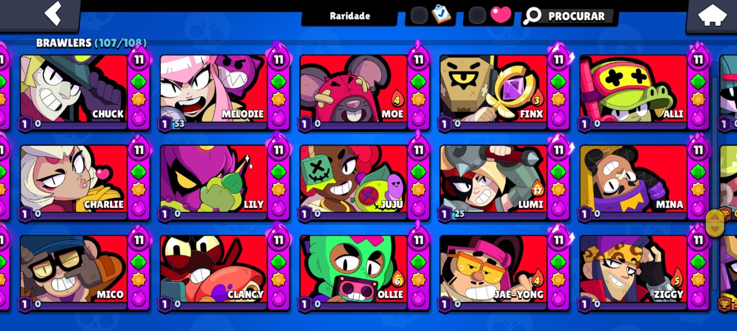 CONTA DESDE 2018 COM 8 ANOS DE JOGO, 39 BRAWL PASS E 3 PRO PASS, 50% DESCONTO!!!