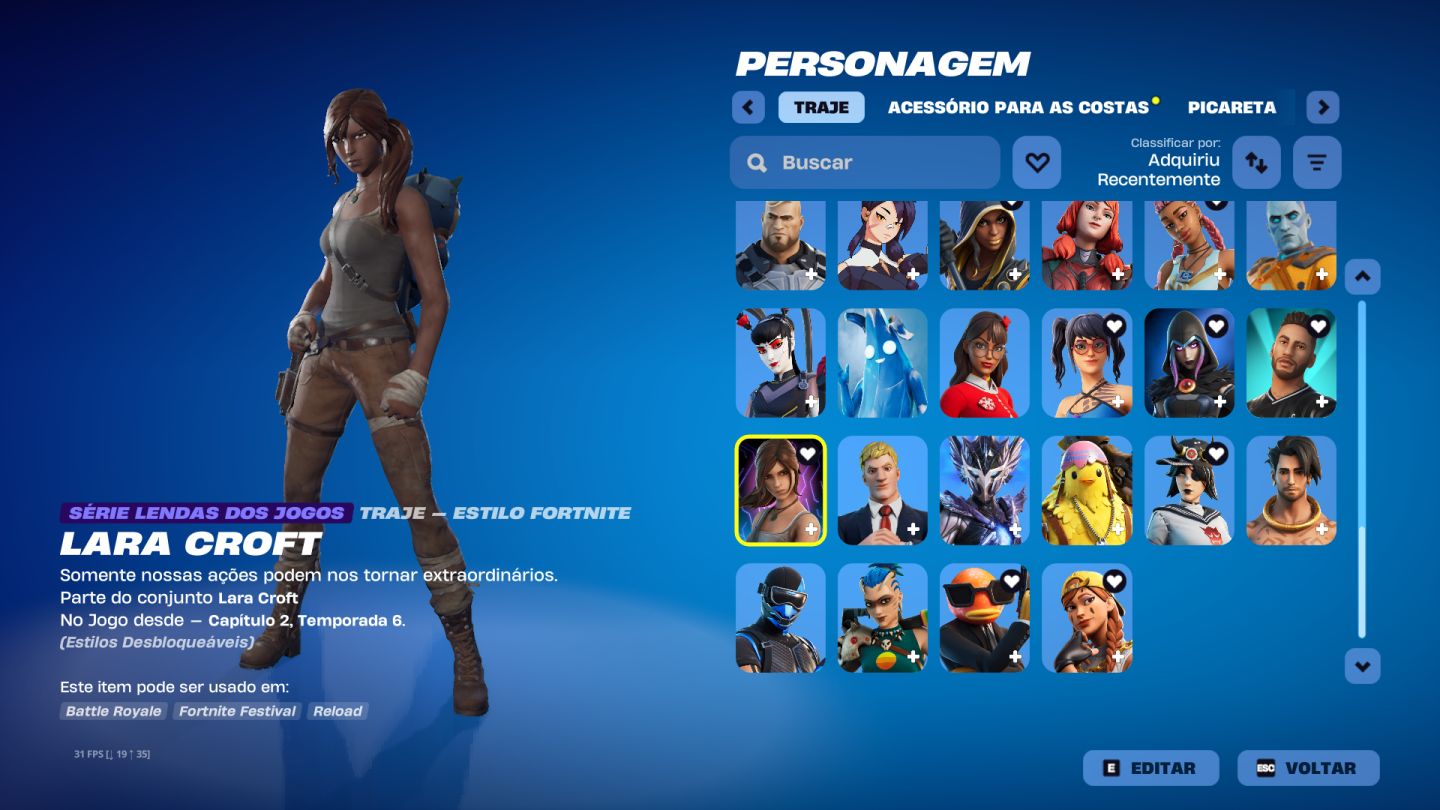 CONTA DE FORTNITE FULL ACESSO SKINS LENDARIAS