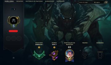 CONTA LOL ESMERALDA 1 / 60% WR / FULL ACESSO