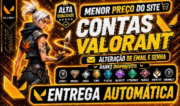 [ENVIO AUTOMÁTICO] CONTA VALORANT - LVL 20 - FULL ACESSO - SMURF - SEGURO