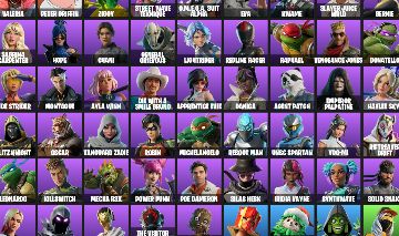 Conta Fortnite pacote tartarugas ninja completo + 600vbucks