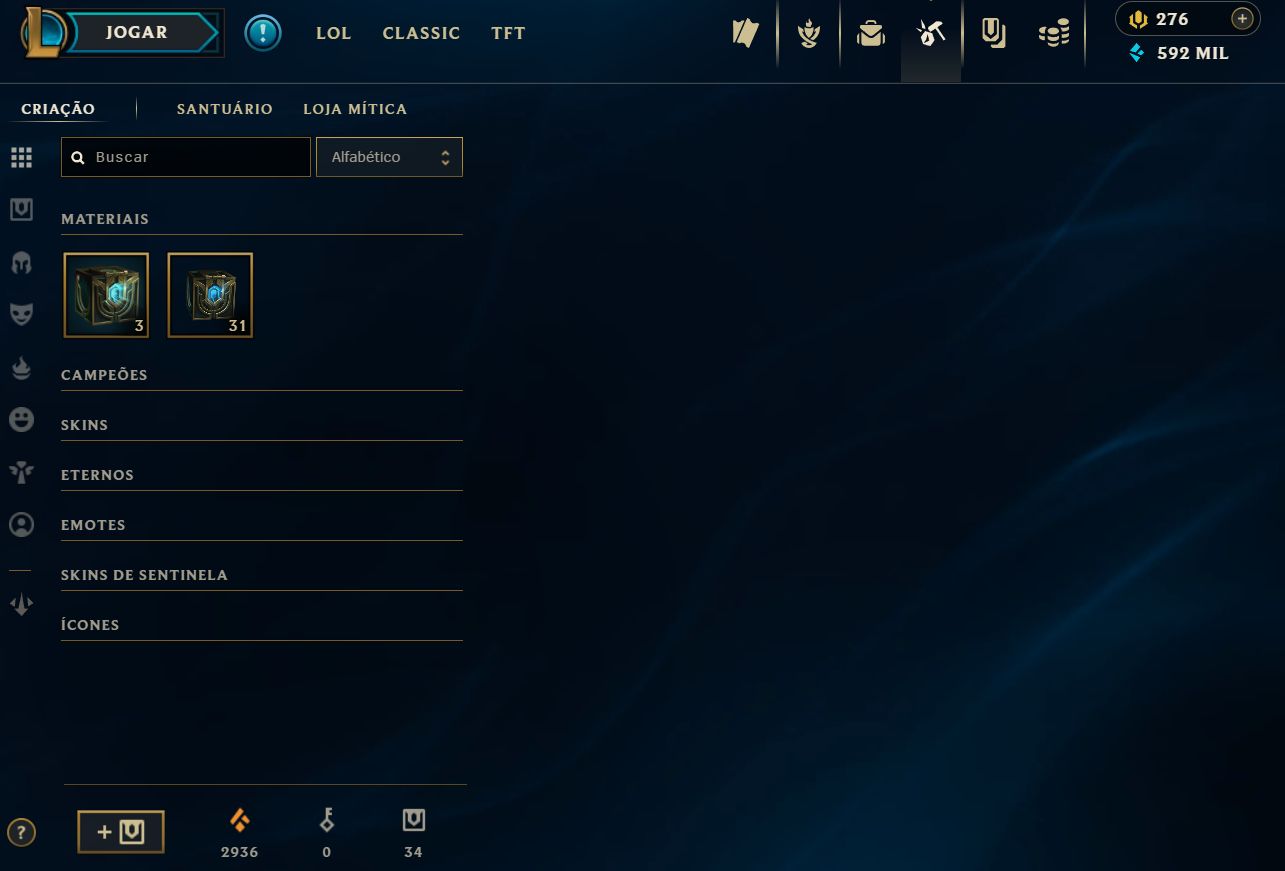 CONTA LOL BR | 295 SKINS | 592K EA | TODOS OS CAMPEÕES | LVL 538