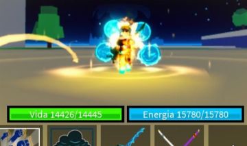 CONTA PRINCIPAL COM ANGEL V4 LIGHTIN EQUIPADA E VÁRIOS ÍTENS DE KING LAGACY