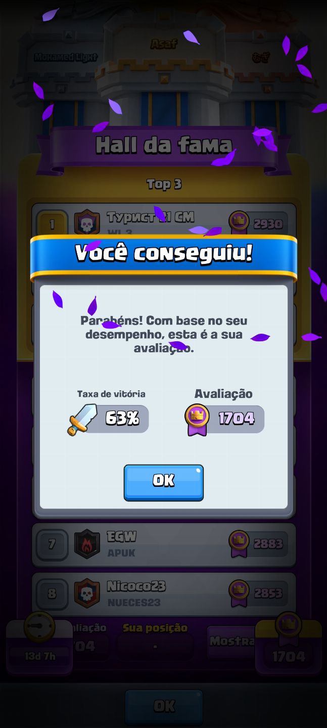 Clash Royale! SUBO / UPO CONTAS RAPIDAMENTE (100% SEGURO) ARENA SAZONAL E LIGAS!