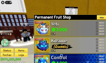 [Promoção] Conta de Blox Fruits Rara com Kitsune + 4 Frutas Permanentes