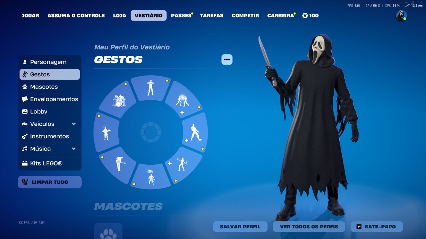 CONTA FORTNITE COM VARIAS SKINS!!!