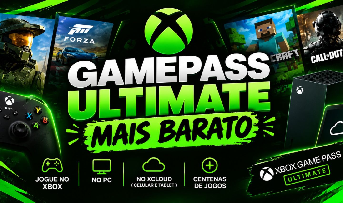 GAMEPASS MAIS BARATO DA PLATAFORMA