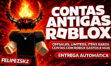 Contas ANTIGAS ROBLOX 2008, 2009, 2010 OFFSALE, RAP, LIMITEDS, ROBUX, VOICE CHAT