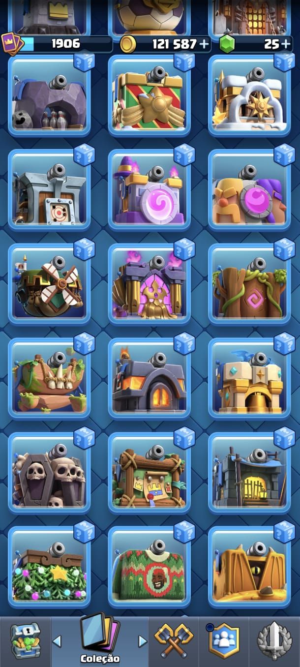 Conta Clash Royale, nível 1906 14K de troféus, 29 cartas full