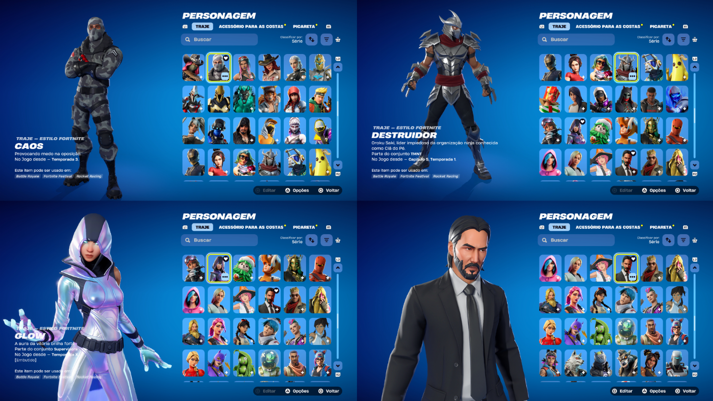 TRAVIS, MÍSTICA, DEADPOOL, MIDAS, GALAXY E MUITO MAIS!!!!