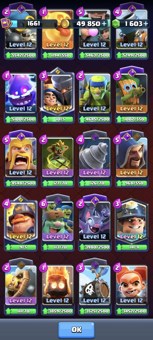 CLAHS ROYALE 17 EVOLUÇÕES | 4 HERÓIS | 1.353 GEMAS | 7 FRAGMENTOS DE EVO