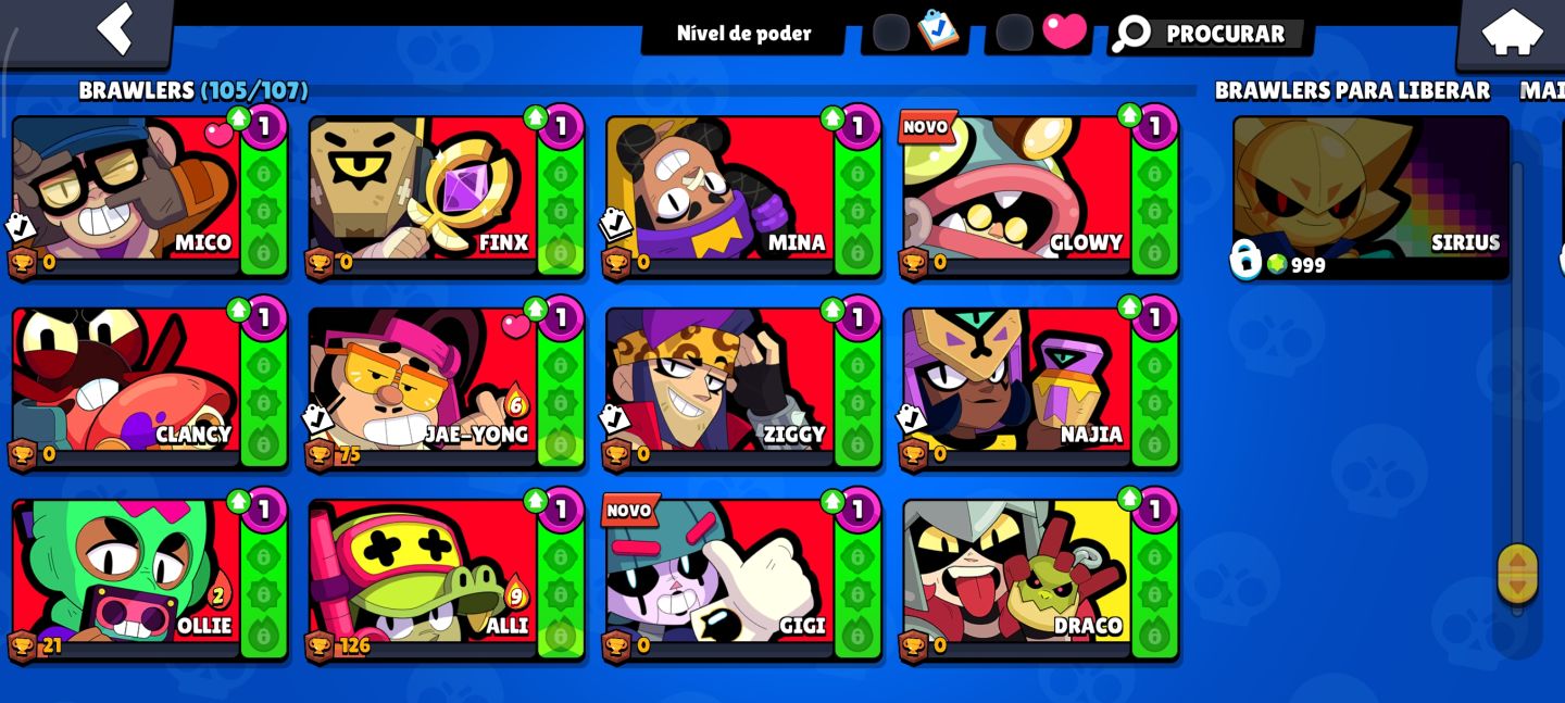 Conta Brawl Stars 55K