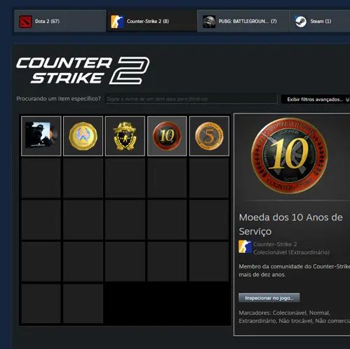 Conta Steam Misteriosa | 10 a 20 anos de criação