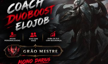 ELOJOB / DUOBOOST / COACH DARIUS - LEAGUE OF LEGENDS - PROMOÇÃO - MUITO BARATO!