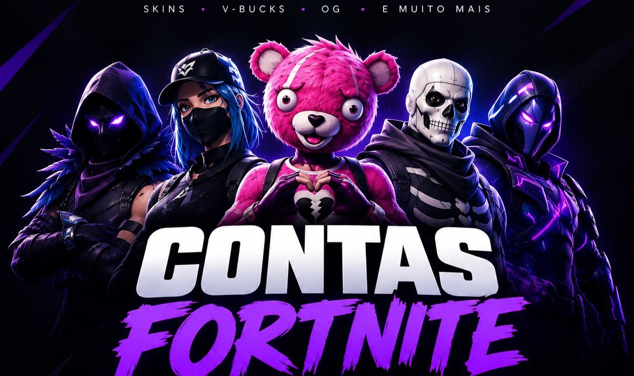 CONTAS FORTNITE | SKINS, V-BUCKS, OG E ITENS RAROS