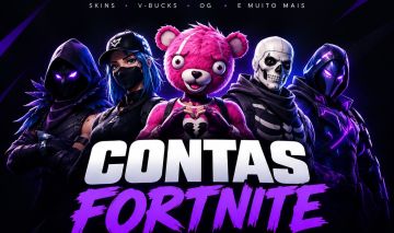 CONTAS FORTNITE | SKINS, V-BUCKS, OG E ITENS RAROS