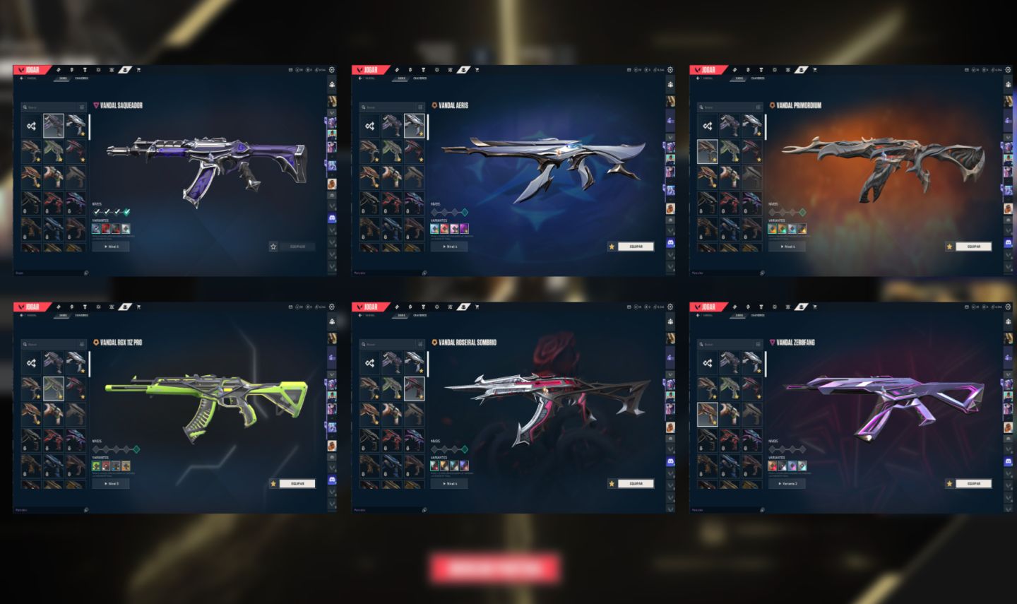 CONTA VALORANT NÍVEL 175 / PRATA 3 / 12 SKINS