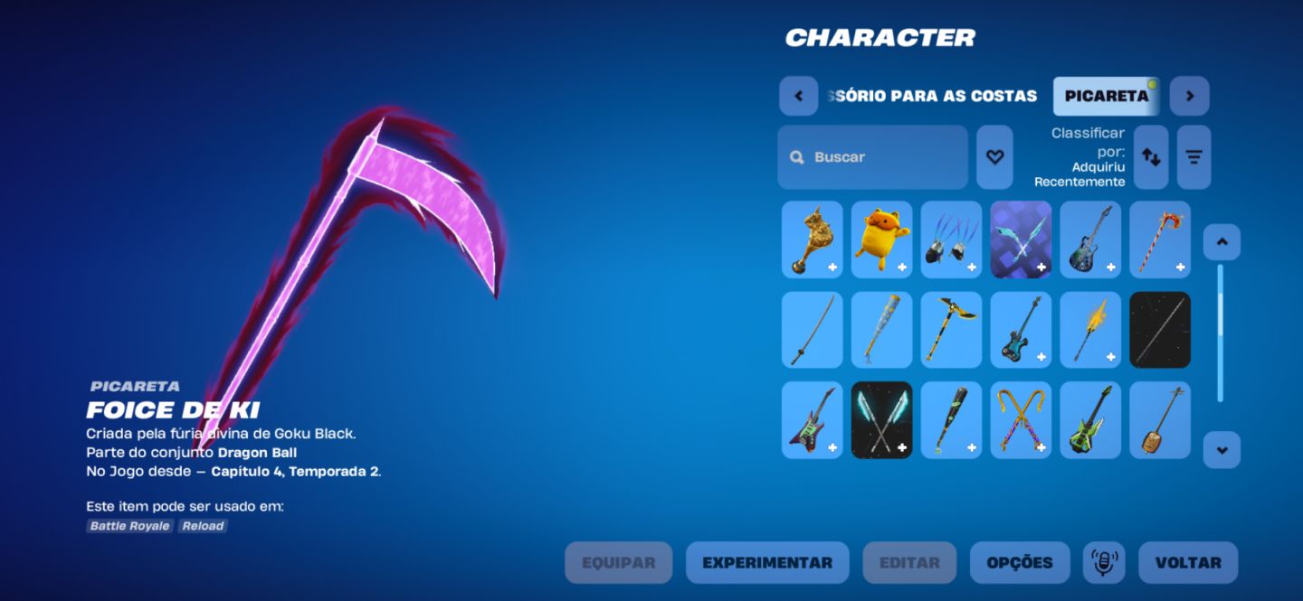 CONTA FORTNITE COM BASTANTE ITENS EXCLUSIVOS