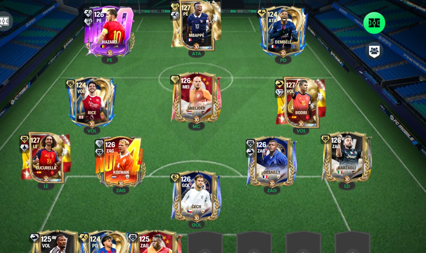 Conta Mbappé 127 meta